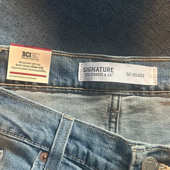 Levi Strauss Signature Men's and Big and Tall Relaxed Fit Jeans Mens sz 38x32 - Picture 13 of 13